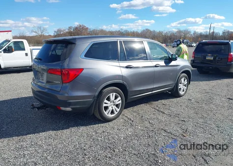 2016 Honda Pilot Lx from USA, damaged, VIN 5FNYF6H19GB049341
